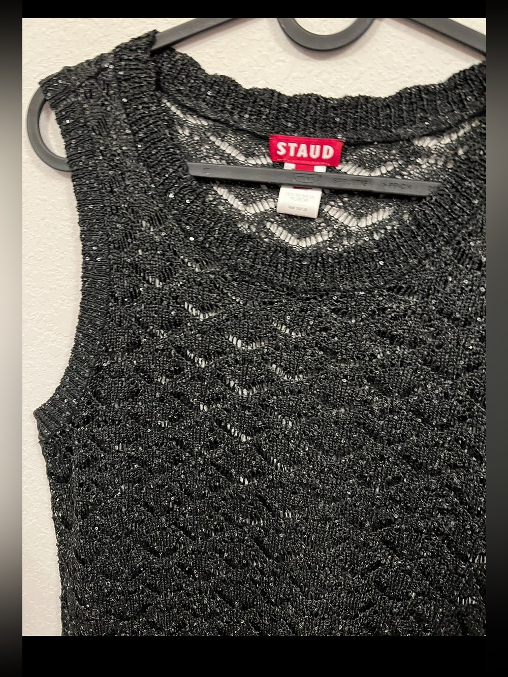 STAUD Black Sheer Midi Dress & BONUS BUY π π Dress - Picture 9 of 15